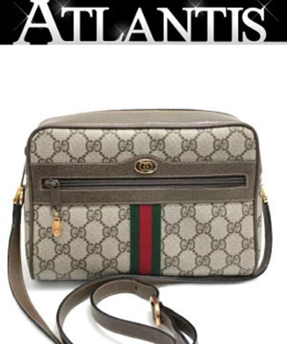 Gucci Shoulder Bag Leather x Sherry